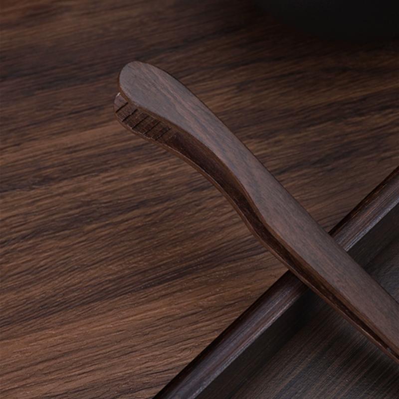 1PC Chinese Handmade Solid Wood Handle Tea Spoon Portable Tea Clip Tea Needle Household Six Gentlemen Teaware Accessories