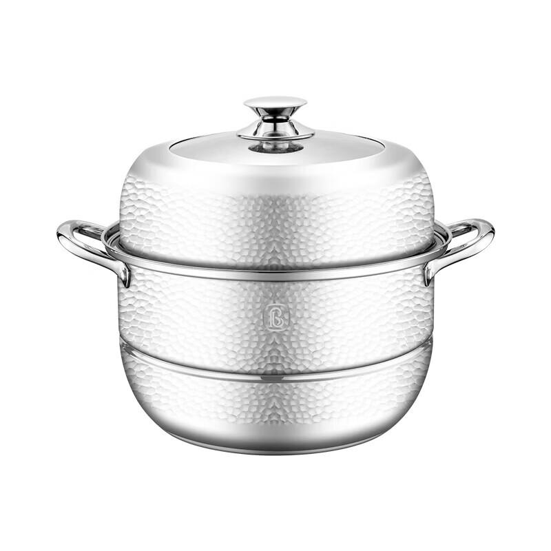 Bailiyou 28cm Double-Layer Stainless Steel Steamer Pot