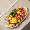 Anti-Slip Cup Holder Double Layer Makeup Rack Portable Tableware Fruit Storage Rack  Office