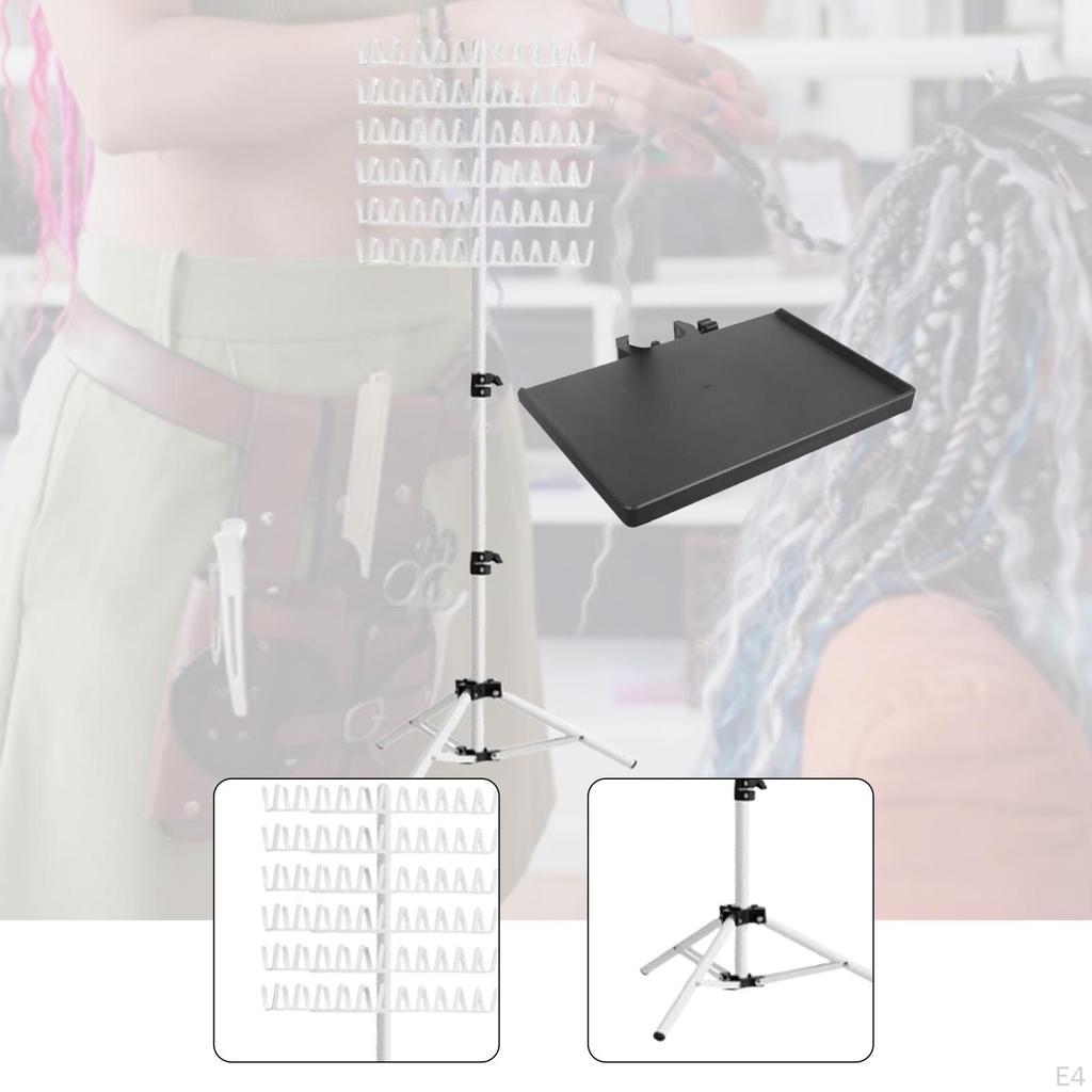 Styling Accessory Rack for Hair Braiding And Extensions