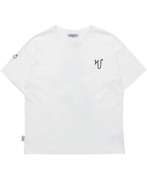 Godique Basic Logo T-Shirt White White/L