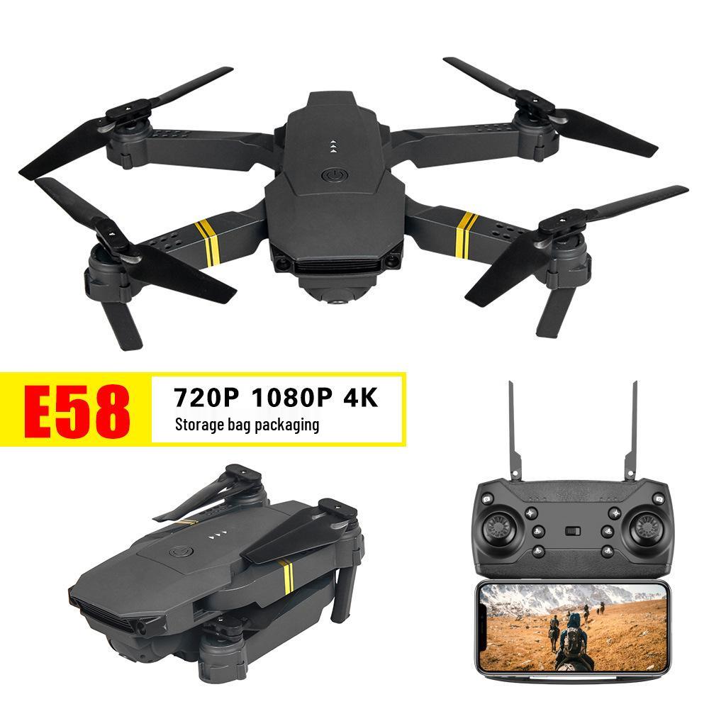 E58 Foldable Drone with Remote Control & Aerial Photography Capabilities