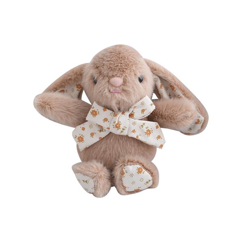 Cute Rabbit Plush Keychain With Pp Cotton Filling For Gift And Decoration