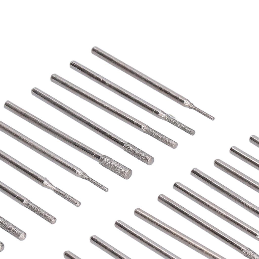 30Pcs Grinding Head Bit Emery Grinder Burr File Tool Set Kit for Polishing Carving