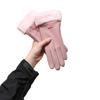 Fleecehandschuhe, Damen Herbst und Winter verdickt warm Reiten Kälte Fahren niedlich Kaninchen Samt Winter warme Handschuhe