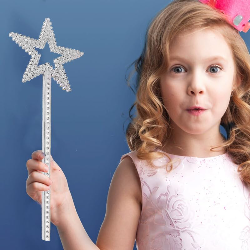 12 Twinkle Star BetterJonny 35cm Long Star Magic Twinkle Star Cosplay Princess Dress Up Dress Wands Wands, Wands, Sticks, Sticks, Wands, Costumes,