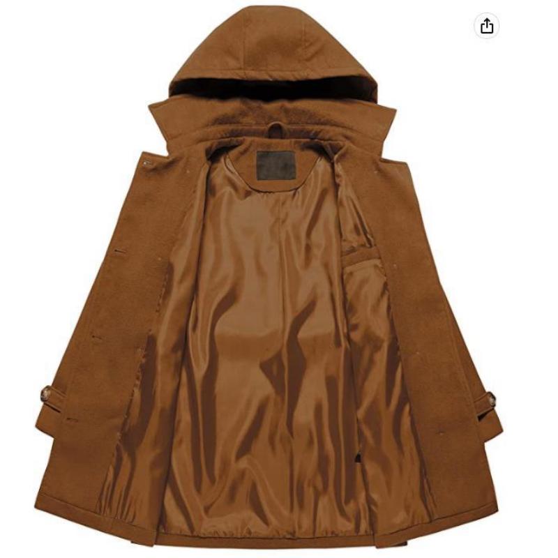 Women's Autumn and Winter Mid-length Warm and Comfortable Hooded Coat