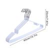 Clothes Hangers 10X Non Slip Hangers For Clothes With Shoulder Grooves Load-Bearing Wardrobe Storage For Skirt Ties Down Jackets