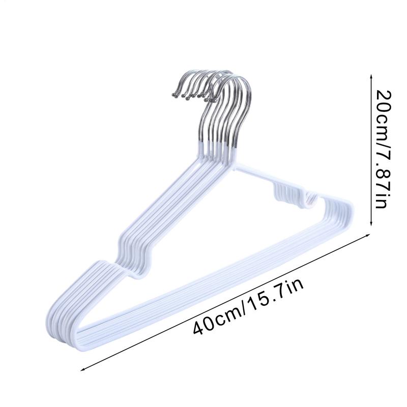 Clothes Hangers 10X Non Slip Hangers For Clothes With Shoulder Grooves Load-Bearing Wardrobe Storage For Skirt Ties Down Jackets