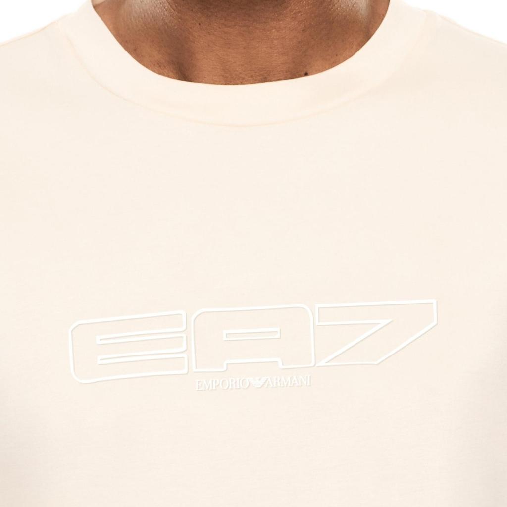 Emporio Armani Ss26 Round Neck Cotton Embroidered Logo Short Sleeve T-Shirt Men Tops 7M001498-AF10441-U1088