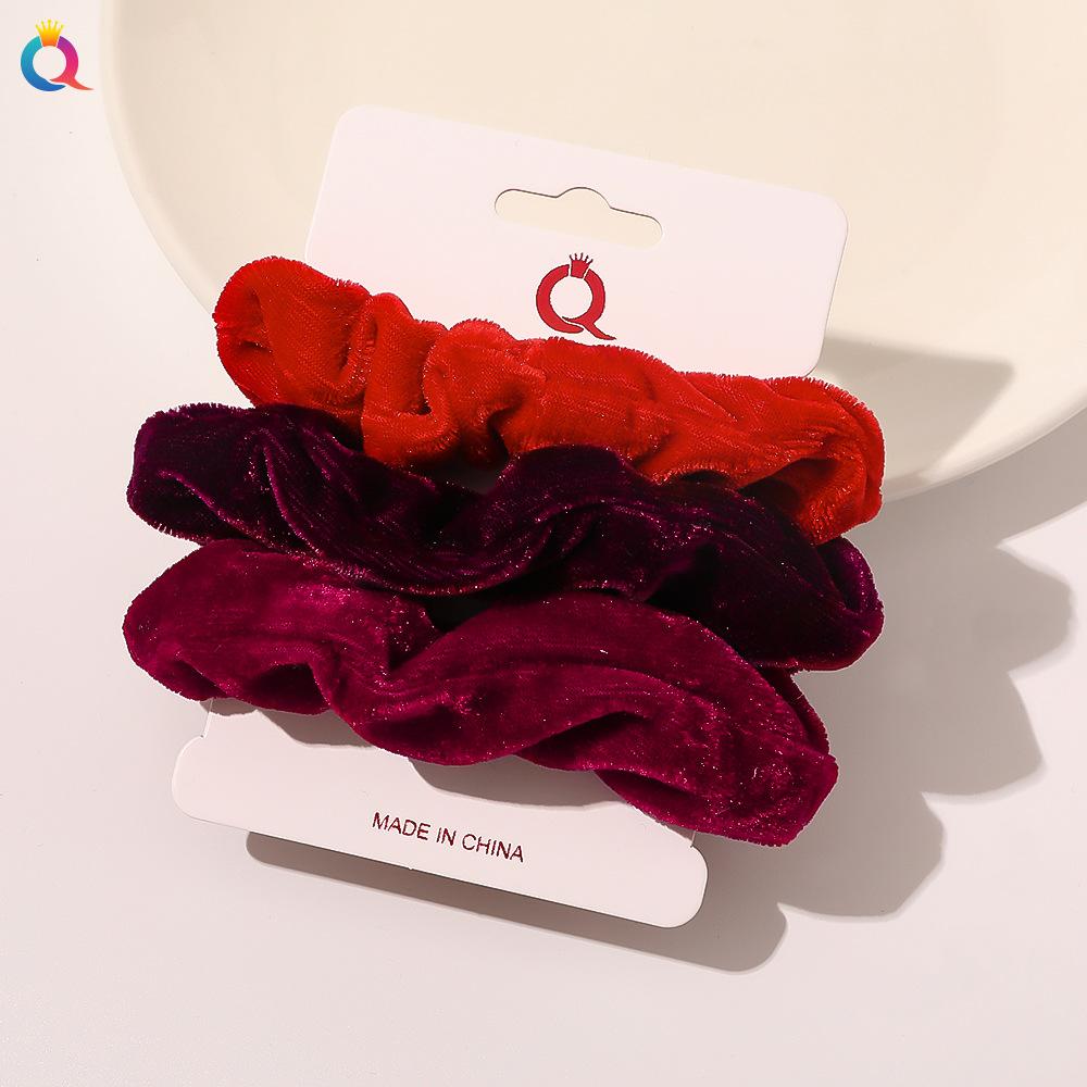 

3 шт. бархатные резинки для волос, эластичные резинки, женские, для девочек, мягкие однотонные повязки на голову, держатель для хвостика, веревка для волос, аксессуары для завязывания