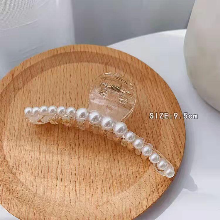 Ladies Girl Pearl Hairpin Job Shopping Travel Firm Non-Slip Hair Accessories Birthday Wedding Gift Thick Curly Hair