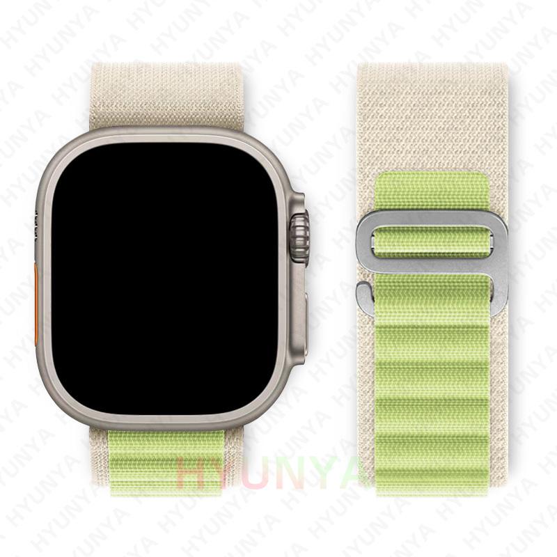Alpine Λουράκι για Apple Watch Band Σειρά 10 9 8 7 SE Ultra 2 41mm 42mm 45mm 46mm 49mm 40mm 44mm IWatch Correa Λουράκι Ρολόι Βραχιόλι