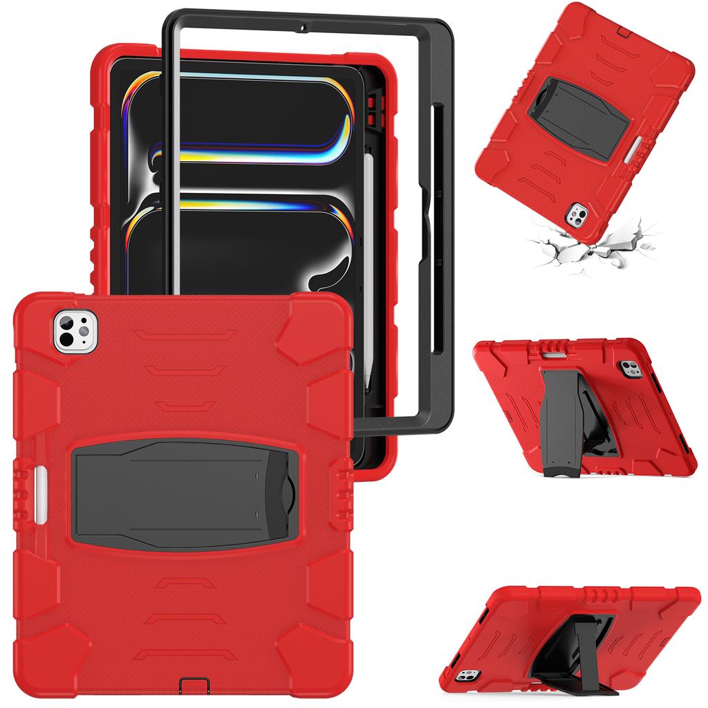 Για το iPad Pro 13 (2025)/(2024) Θήκη με Βάση PC+Σιλικόνη Αντι-πτώση Κάλυμμα Tablet