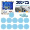 200-2 Stück Solider Reiniger Auto Scheibenreiniger Brausetablette Auto Scheibenwischer Glas Solide Reinigung Konzentrierte Tablette Spülmittel