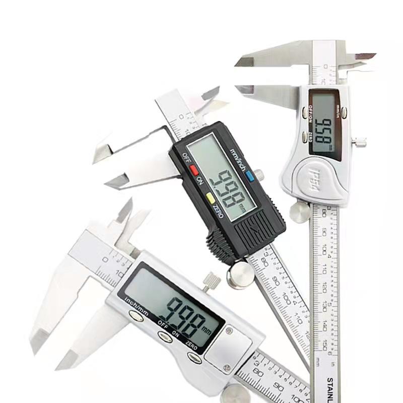 Digital Display Vernier CNC Inspection Tool 0-150 0-200 0-300mm High Precision Electronic Household Industrial Inspection Tool Plastic case0-150