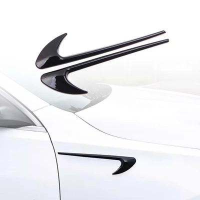 2 buc autocolant lateral Vent Fender Trim emblemă lamă logo-ul Trim pentru Mercedes Benz AMG V8 C200 C300 E300 E400 W213 C-Class W205 AMG