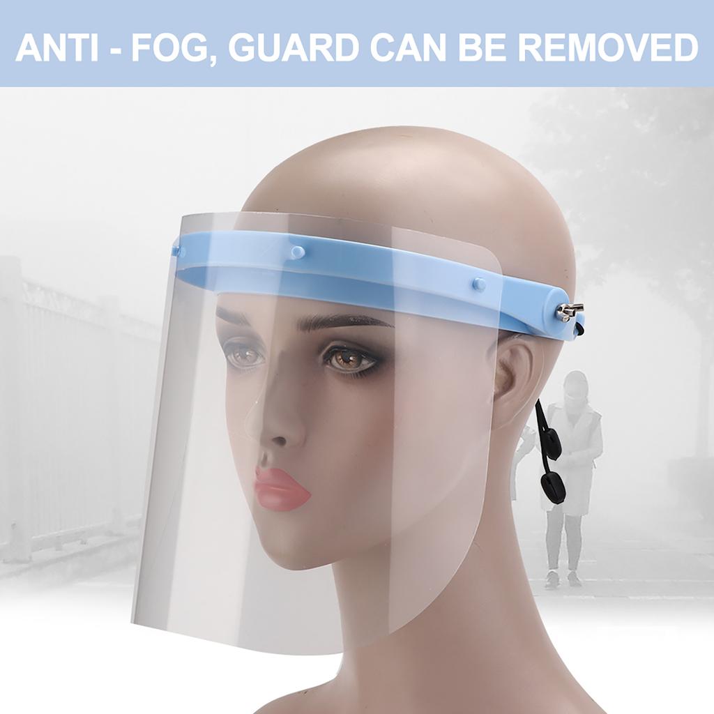 10pcs Dental Face Shield Waterproof Antifog Protective Face Cover with Frame