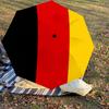 1PC Black Red Yellow Flag Automatic Open/Close Umbrella Compact Folding Umbrella with 8-Rib Shaft Lightweight Esign, Highquality Fabric1209A