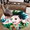 1 st Anime Cartoon Design Rond Tapijt - Bureau Stoelmat, Antislip Vloerkleed voor Huisdecoratie, Woonkamer, Slaapkamer, Speelkamer & Slaapzaal Vloer Decoratie Cadeau Idee.