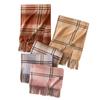 Thick Warm Faux Cashmere Plaid Scarf Women Men Winter College Style Long Wrap Shawl Daily Commute