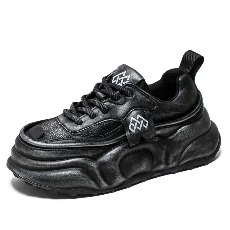 Fashion Spring and Autumn New Luxury Men's Sneakers Fashion Trend Versatile Tall Thick Bottom Casual Running Shoes Zapatos Para Hombres