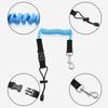 Kayak Paddle Leash Canoe Kayaking Paddle Leash Elastic Kayak Canoe Safety Coiled Paddleboard Leash Lanyard String Cord