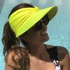 Women Sun Hat Empty Top Design Elastic Band UV Protection Hat with Ponytail Holes Outdoor Exercise Hat