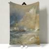 Joseph Mallord William Turner Throw Soft Warm Flannel Throw Blanket Multiuse for Sofa Bed Office Nap