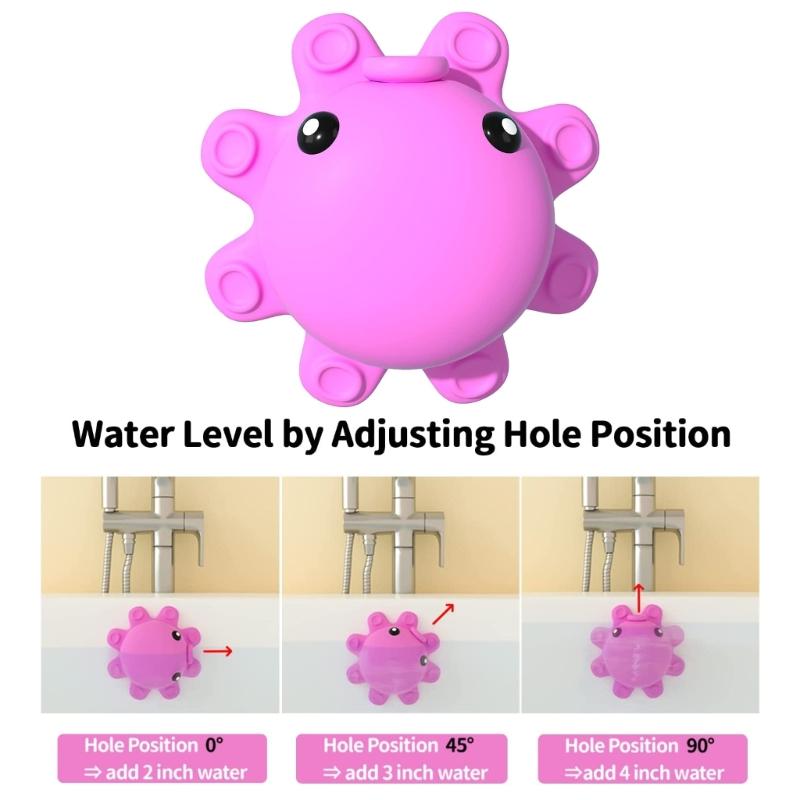 1pc Bathtub Overflow Drain Cover for Tub Rubber Soak Bath Overflow Drain Cover Bathroom Spa Accessories Adds Inches Water