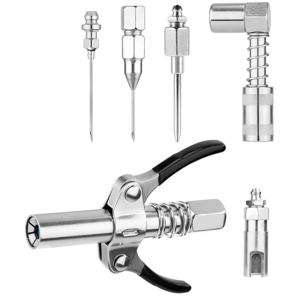 Multipurpose Lubrication Accessory Kit 90° Needle Nozzle Dispenser Injection Needle for Maintenance Machine Upkeeping