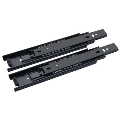 1Pair Soft Close Drawer Track Rail Hydraulic Damping Buffer Cold Rolled Steel Cabinet Drawer Track Slide Hardware