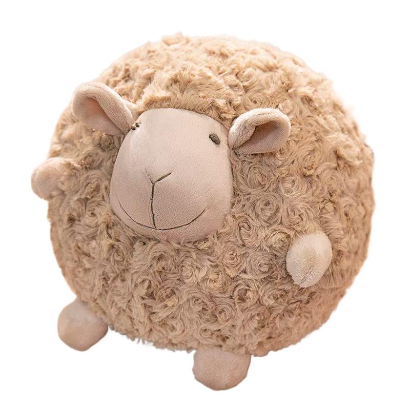 Plush Sheep Doll for Christmas and Thanksgiving Gift, Cute Animal Toy, Soft Ball, Anime, 28cm,33cm 33cm