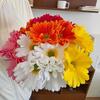 Artificial Chrysanthemum Flowers Silk Fake Sunflower Dining Tables Flower Arrangements Floral Ornament Living Rooms Home Decor