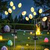 Solar Powered Decorations Outdoor Stake Lights Waterproof Egg IP65 Lamp for Lawn Pathway Landscape Yard Patio Garden Decor