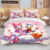Collezione Biancheria da Letto Morbida Stampata con Paperino e Paperina Disney Copripiumino Cartone Animato Piumone Federa Bambini Ragazzi Ragazze Adulti Regalo King
