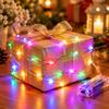 1m 10-LED Four-Color Constant-On Copper Wire String Light