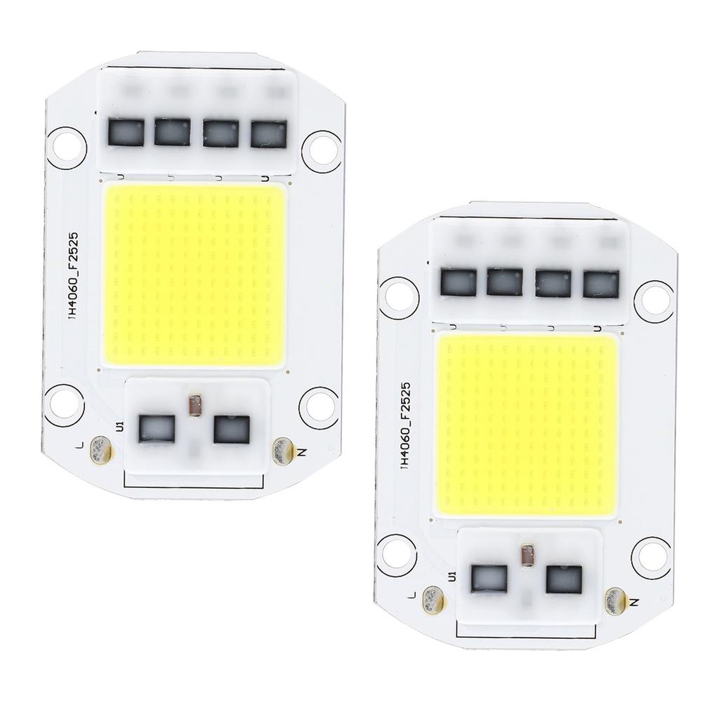 2PCS COB LED Light Chip 100W High Power LED Chip Bead for Spotlight Floodlight Replacement Cold White