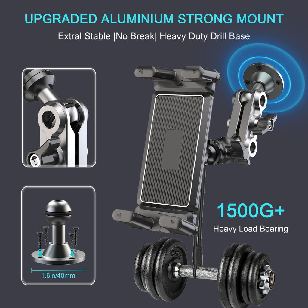 Universal Phone Holder Stand,Adjustable Tablet Mount for iPhone Samsung Foldable Screen Winter Home Office Desk Accessories Gift