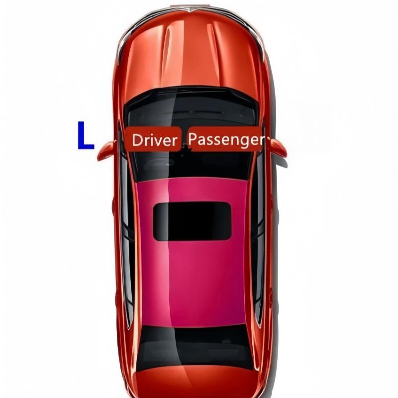 Rearview Mirror Glass/Lens for BYD DOLPHIN MINI Rearview Mirror Heated White Lenses