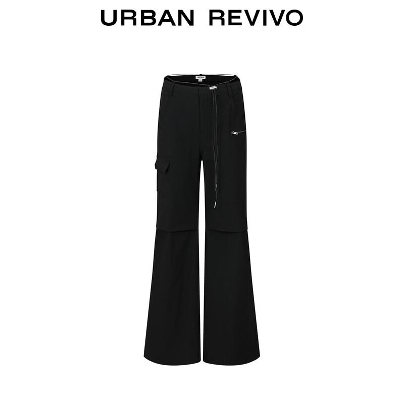 UR Women's Drawstring Pleated Flare Cargo Pants