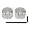 1Pc2Pc Aluminium Guitar Metal Knobs 6Mm Metal Pot Knobs With Indicator And Set Screw For Guitarbassaudio Equipments