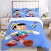 3pcs Pinocchio & Jiminy Cricket Bedding Set, Including 1 Quilt Cover and 2 Pillow Shams, Without Filling, Soft and Comfortable Home Bedroom Fabri