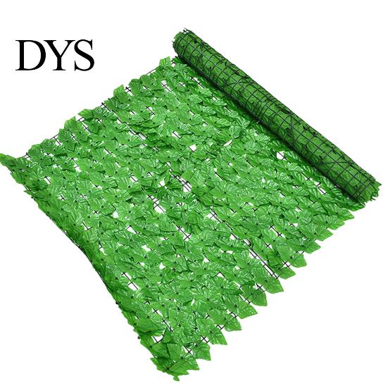 Vibrant Greenery Decoration Artificial Hedge Leaves Faux Ivy Grass Wall Backdrop UV-resistant UV-coated Foliage Decor for Balcony Privacy Garden Patio