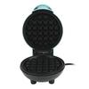 Mini Electric Round Griddle 350W 3 In 1   ABS Mini Breakfast Griddle for Breakfast Afternoon Tea Blue
