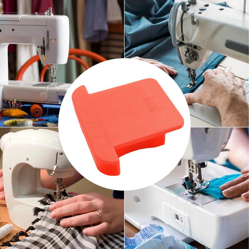 Kleine Größe Kunststoff starker Magneteinstellung Nähmaschinen-Locator Kantenbördelvorrichtung feststehend Flachbettmaschine mit Skala Magneteinstellung