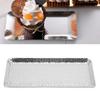 25x11cm Towel Hammered Trays Stainless Steel Multi Purpose Dishwasher Safe Dessert Tray Plate for Home Restaurant
