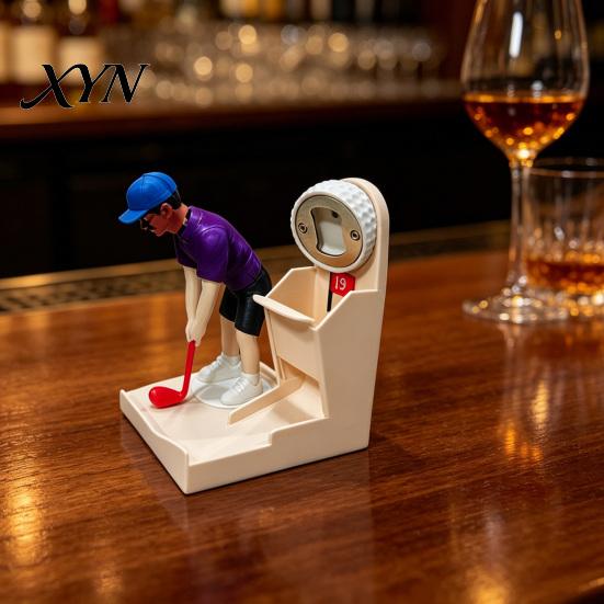 Golfschwung Bier Kumpel Flaschenöffner Kumpel, Golfer Öffner, Thematisches Geselliges Trinkspiel Spaß für Partys Männerhöhle Hausbar Freunde