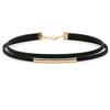 Simple Boho Double Layer Choker Necklaces Adjustable Black Velvet Choker Necklace for Women and Teens Girls