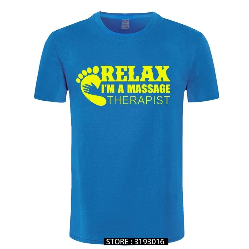 I Am A Massage Therapist Men T Shirt Summer New Fashion Short Sleeve ONeck Cotton Tshirt Funny Mens Tops